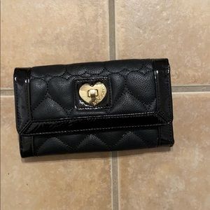 Black Betsy Johnson wallet